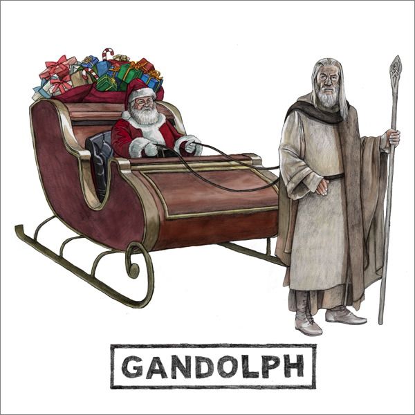 [QG-XCSQ-010] Card-Gandolph Christmas