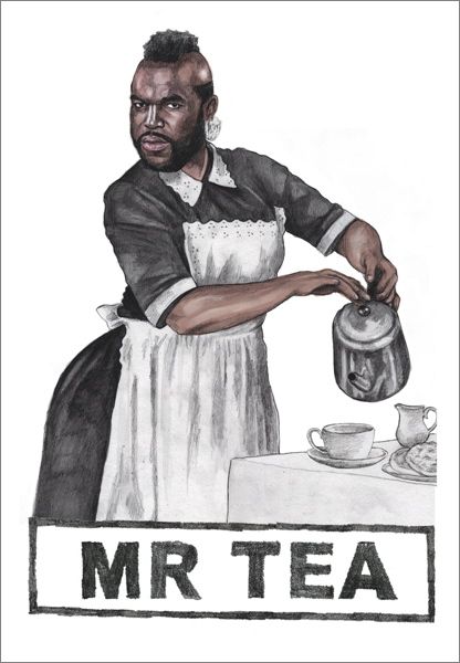 [QG-C-CP142] Card-Mr Tea