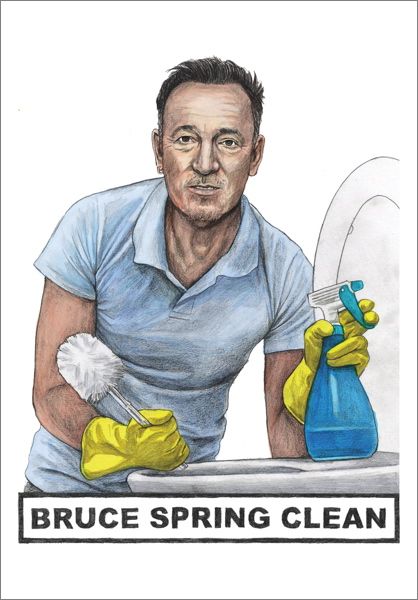 [QG-C-CP243] Card-Bruce Spring Clean 