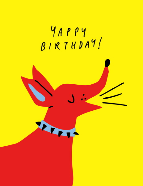 [BB-C-0129] Card-Yappy Birthday