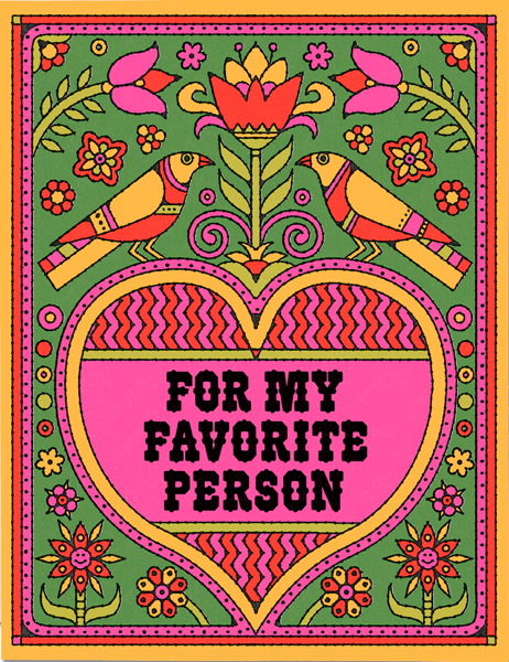 [RC-C-NOL2147] Card-Favourite Person