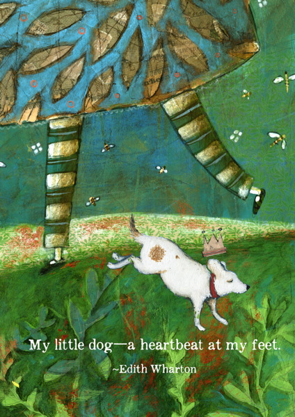 [SB-C-516] Card-Little Dog