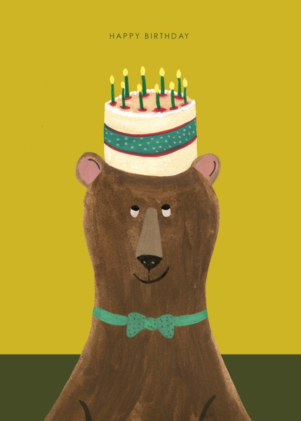 [HC-C-266] Card-Cake On A Bear