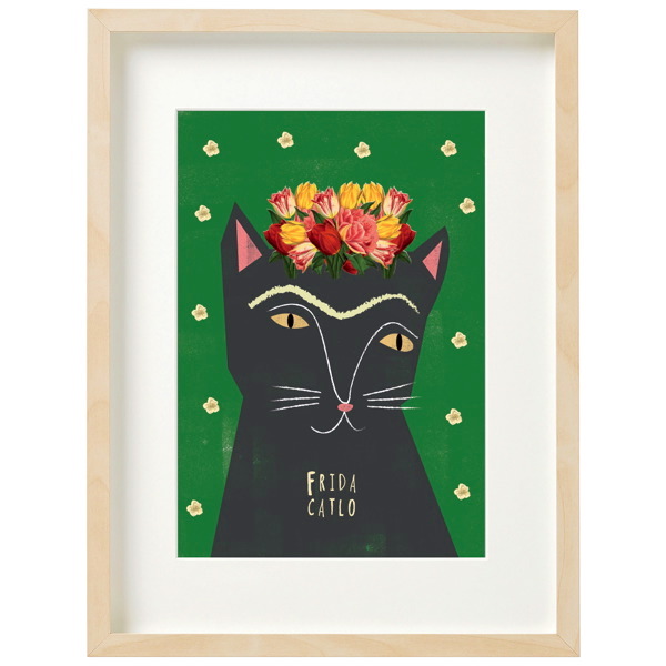 [NG-LW-006] Art Print-Frida Catlo