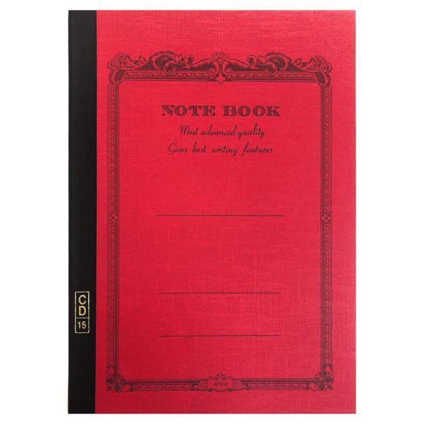 [AA-C2-CD15RN] CD Notebook-B5 Lined Red