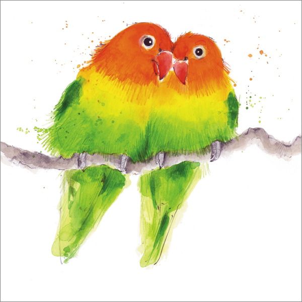 [AL-AM0101] Card-Love Birds