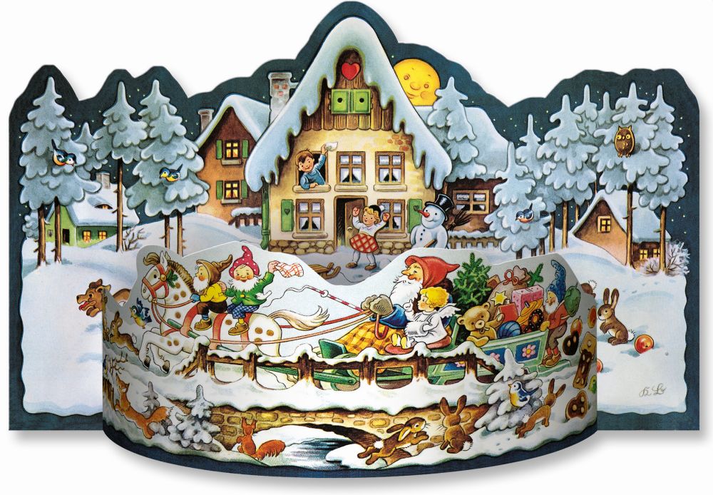 [KV-XCAL-1-11211] Advent Cal-3D-Sleigh Ride