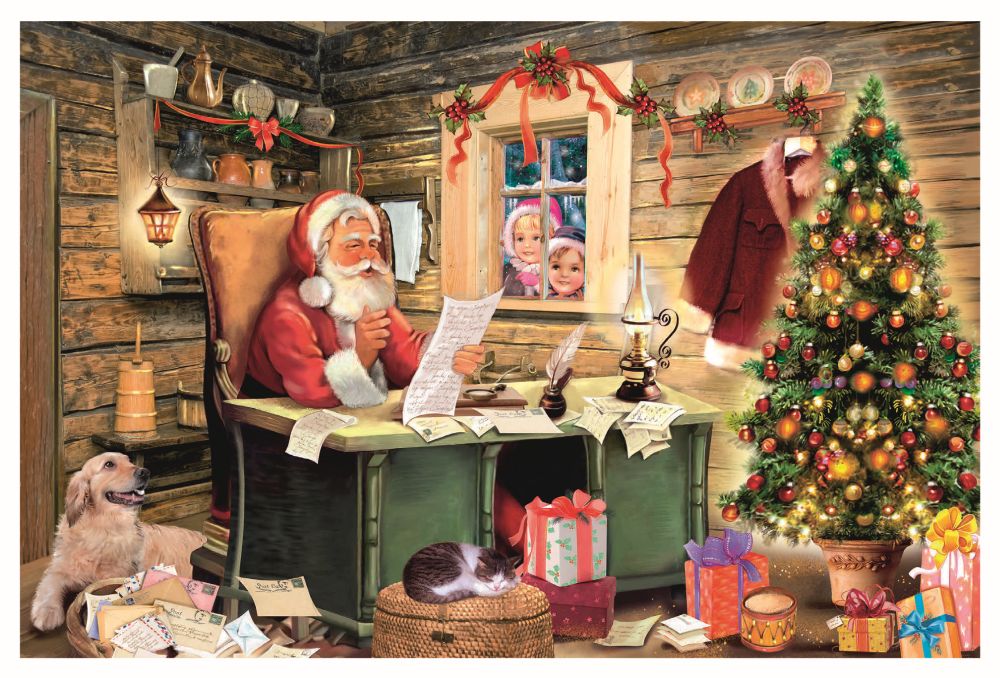 [KV-XCAL-4-10442] Advent Cal-Poster-At the Desk