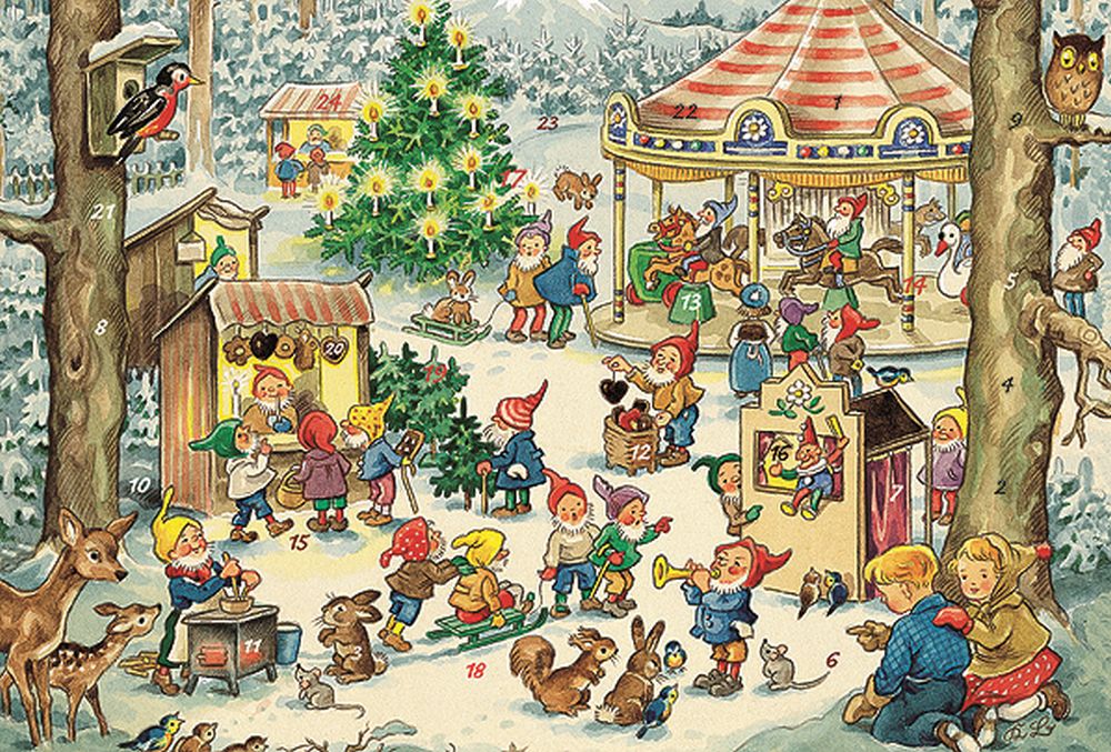 [KV-XCAL-6-12291] Advent Cal-Card-Carousel