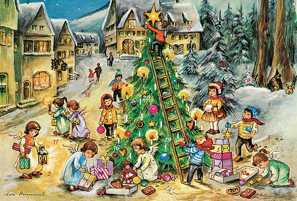 [KV-XCAL-6-12292] Advent Cal-Card-Ladder on Tree