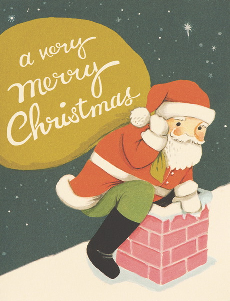 [JJ-XC-022] Card-Santa on Rooftop