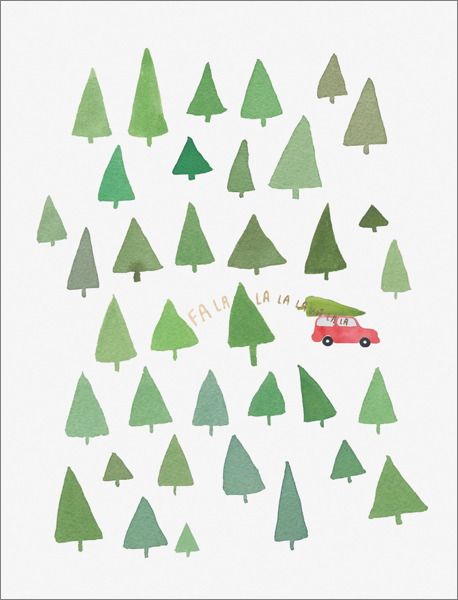 [EF-XC-0837] Foil Card-Fa La La Trees