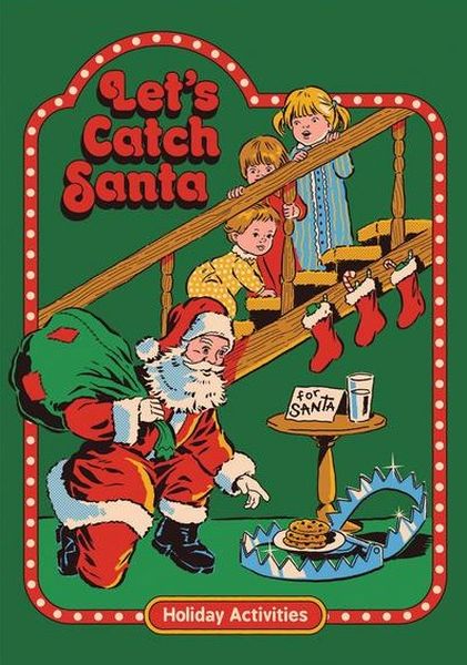 [OD-XC-SRH4655] Card-Let's Catch Santa