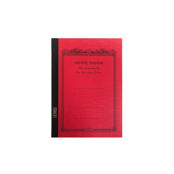 [AA-C6-CD8R] CD Notebook-B7 Lined Red