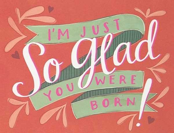 [EM-C-02013] Card-So Glad Birthday