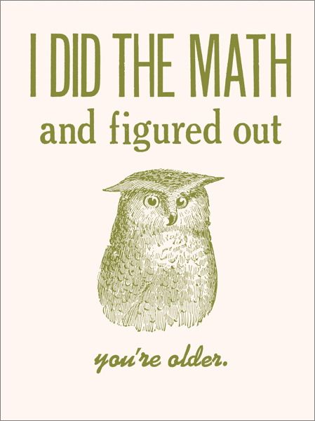 [AV-C-QP548] Card-You're Older