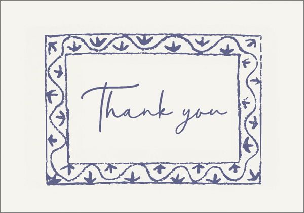 [AV-MC-AP292] Mini Card-Thank you
