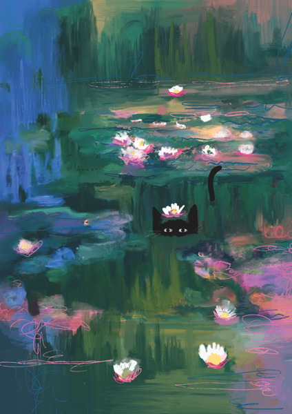 [NG-CC-CM032] Card-Claws Monet Waterlily