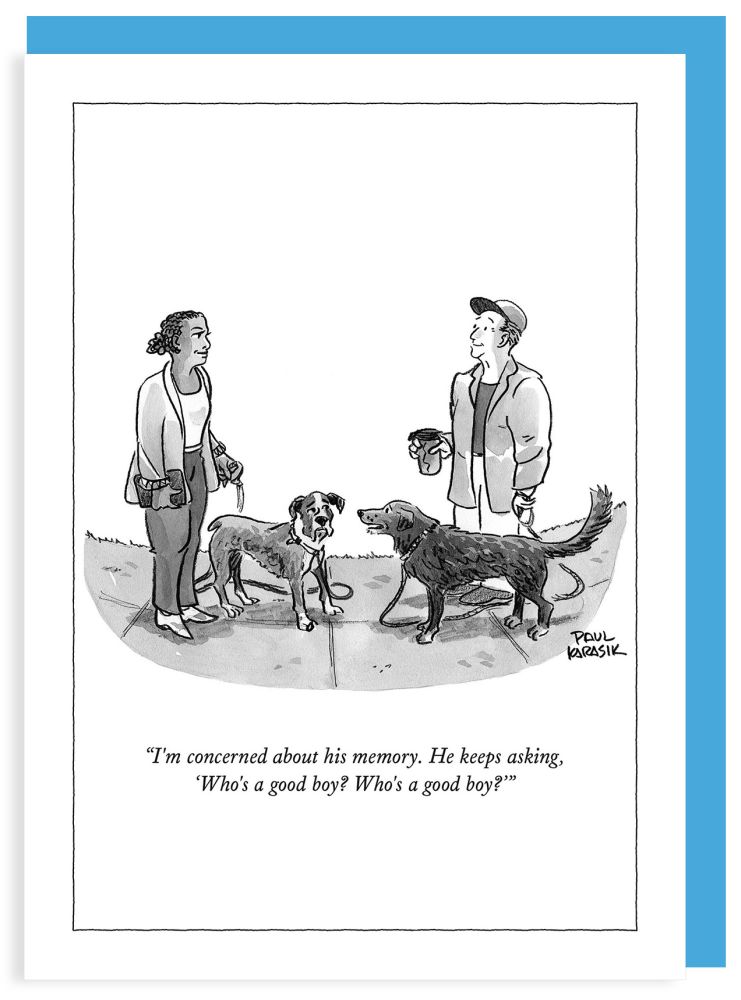 [NY-C-A352] Card-Who's a Good Boy