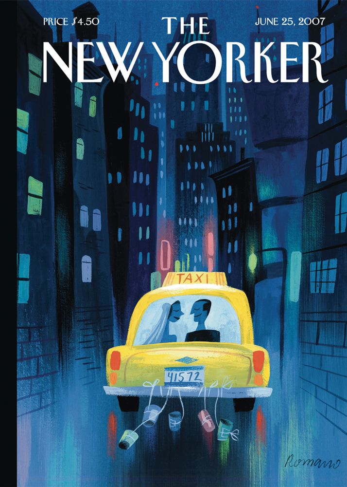 [NY-C-C009] Card-Wedding Taxi