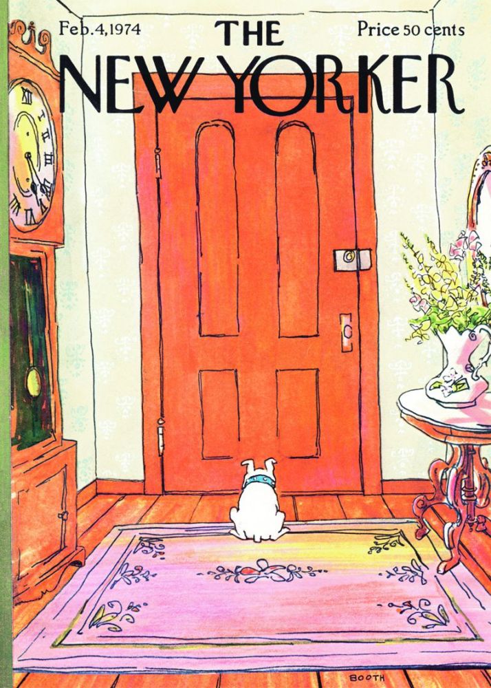 [NY-C-C021] Card-Dog At The Door
