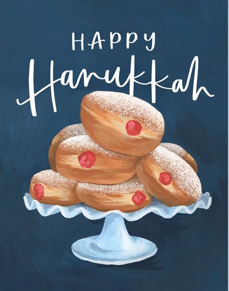[OC-XC-200697] Card-Hanukkah Donuts