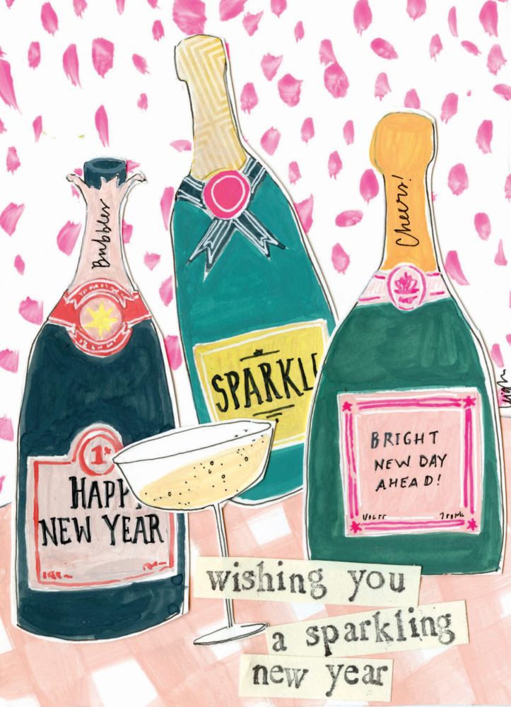 [CG-XC-PT021] Card-A Sparkling New Year