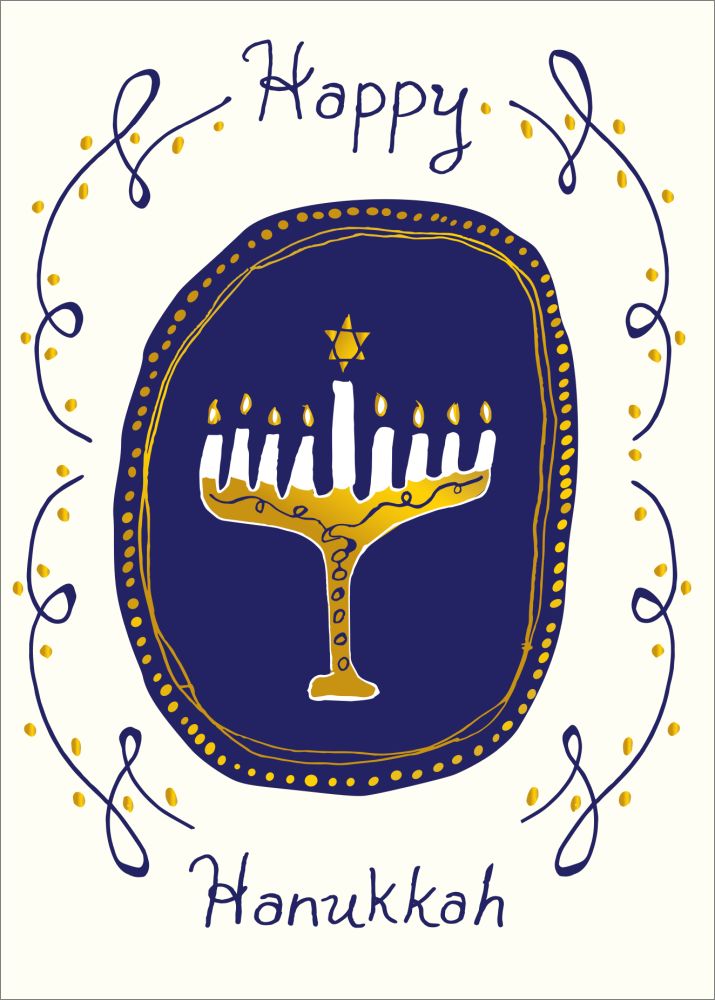 [NL-XC-C009] Card-Happy Hanukkah