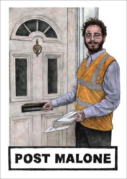 [QG-C-CP337] Card-Post Malone