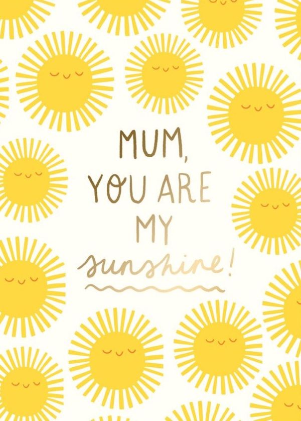 [OD-CMD-JF5913] Card-Mum You Are My Sunshine