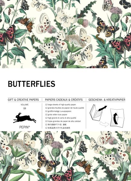 [PP-WBK-WB109] Gift and Creative Papers Book-Butterflies