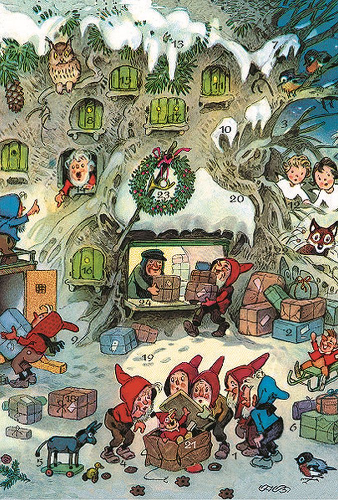 [KV-XCAL-6-12284] Advent Cal-Card-Parcel Counter