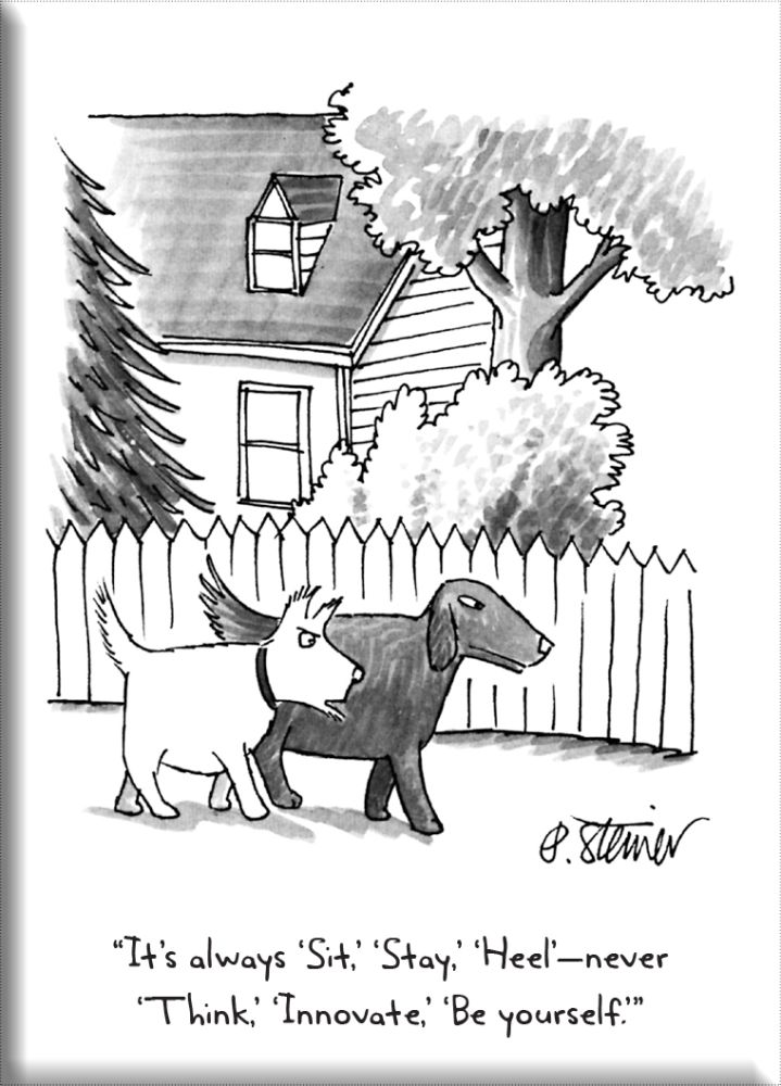 [NY-LMA-HC019] Hard Magnet-Sit, Stay, Heel