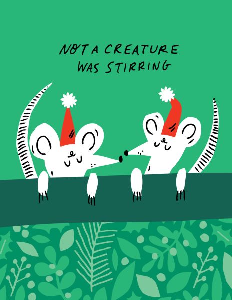 [BB-XC-0660] Card-Night Before Christmas