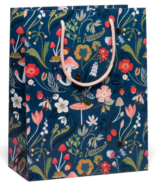 [RC-W-WBL-KGR1889] Gift Bag Large-Forest Blue