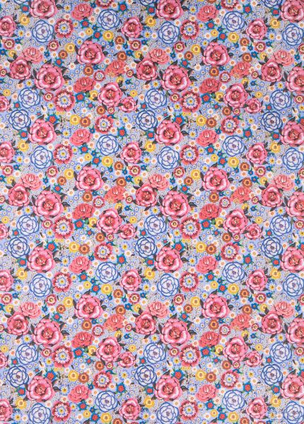 [RC-W-TAY2511] Wrap-Blue Rose