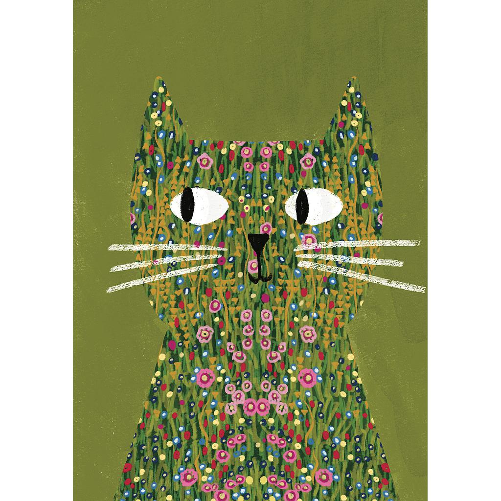 [NG-CC-GK058] Card-Klimt Cat