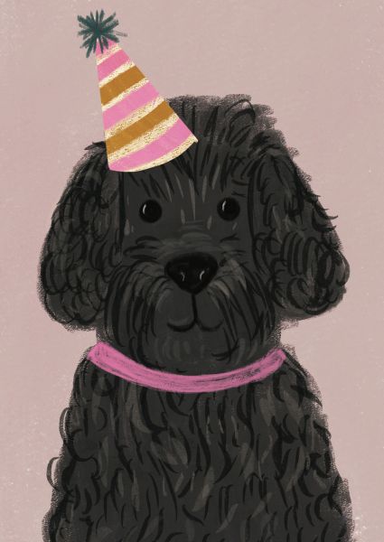 [NG-CD-001] Card-Cockapoo Party