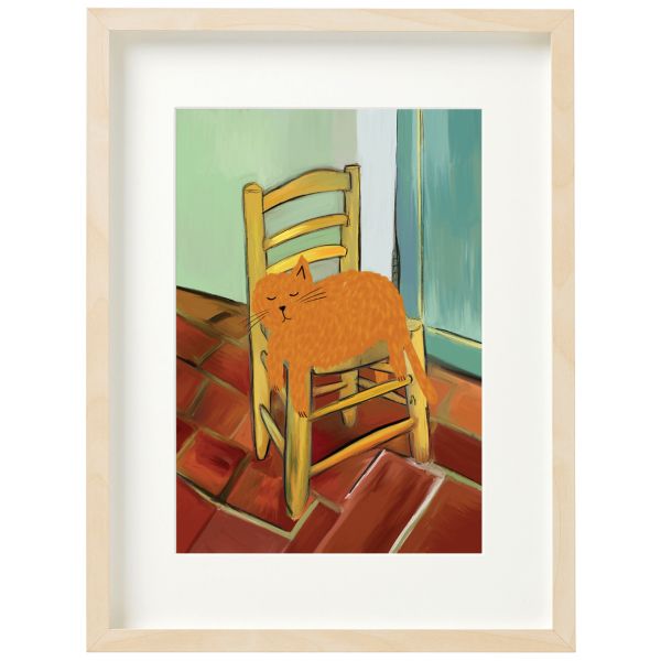 [NG-LW-048] Art Print-Vincat Chair