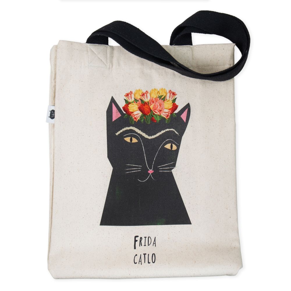[NG-LB-FK008] Large Tote-Frida Catlo