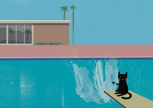 [NG-CC-DH064] Card-Hockney Splash