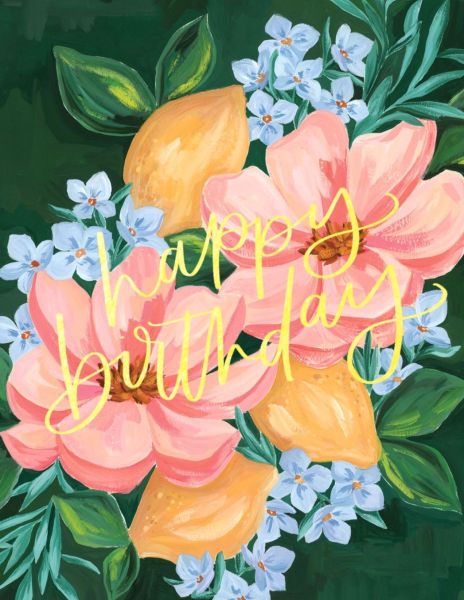 [OC-C-283395] Foil Card-Abaco Birthday