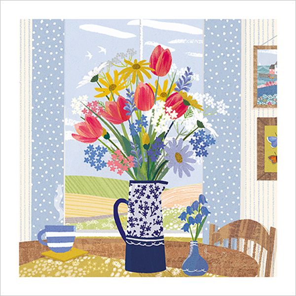 [AL-FO0006] Card-Banquet of Flowers
