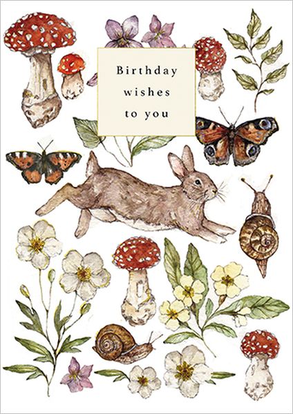 [AL-JC0006] Card-Birthday Flora