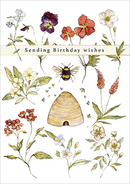 [AL-JC0008] Card-Flora Beehive