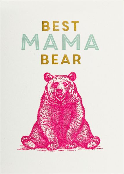 [AV-C-QP574] Card-Best Mama Bear