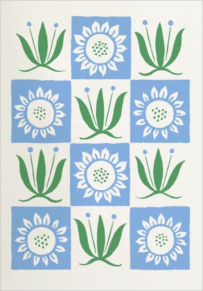 [AV-MC-AP337] Mini Card-Flower Pattern