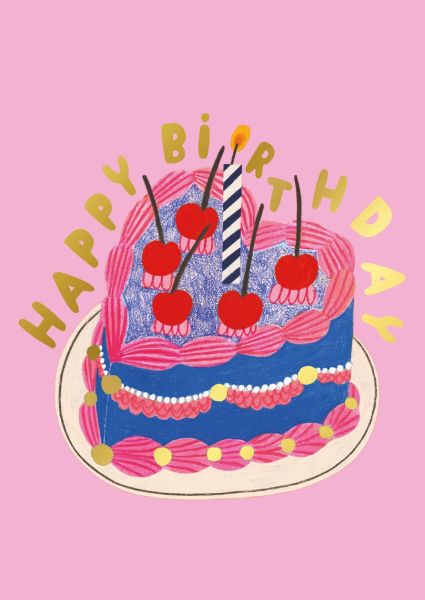 [OD-C-DSI7300] Foil Card-Heart Cake