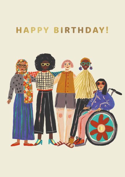 [OD-C-EMD7303] Foil Card-Group of Friends