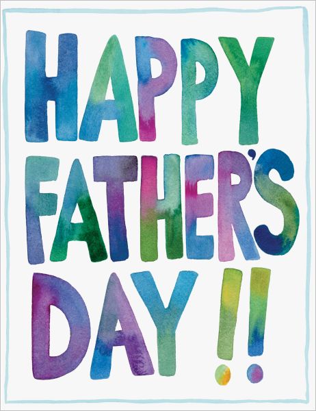 [EF-CFD-SP0541] Card-Happy Fathers Day Colours